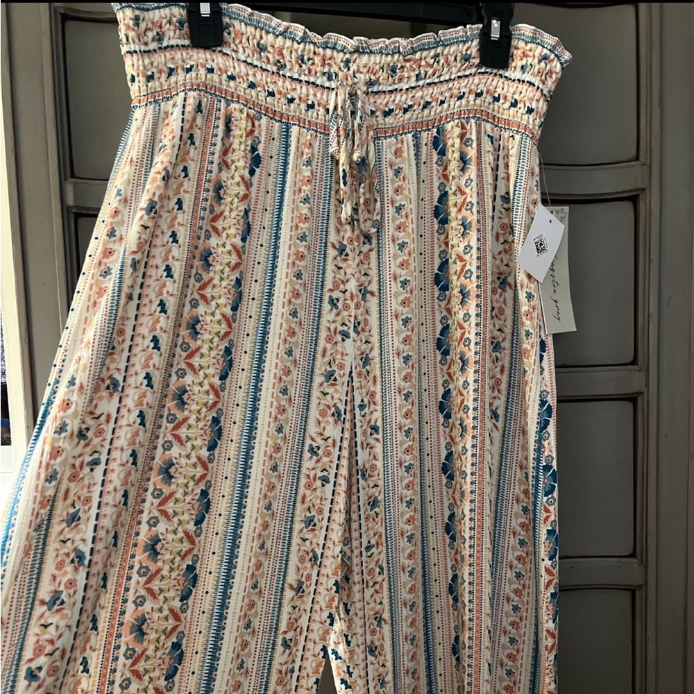 New Kingston Grey easy pull on pants ruched waist Juniors XL - Picture 12 of 14